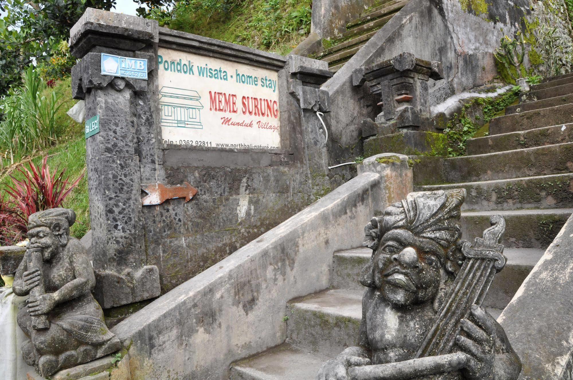 Meme Surung Guesthouse Munduk Dış mekan fotoğraf